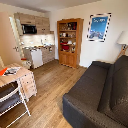 Apartment 4 Personnes - 19m2 Terrasse- Le Pluton Les Deux Alpes
